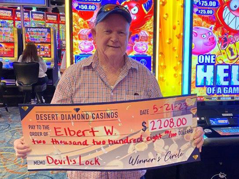 Desert Diamond Casino winners circle may 21