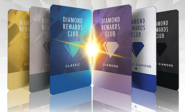 Diamond rewards cards
